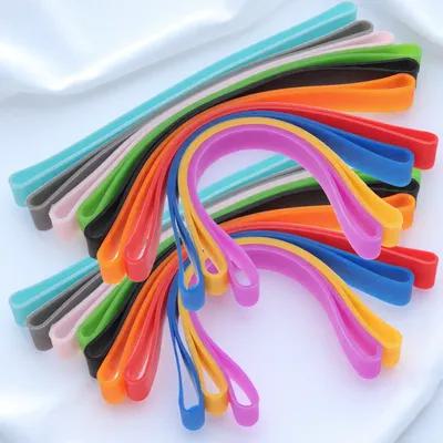 Travel Notebook Journal - 20Pcs Elastic Silicone Bands Flexible Thick