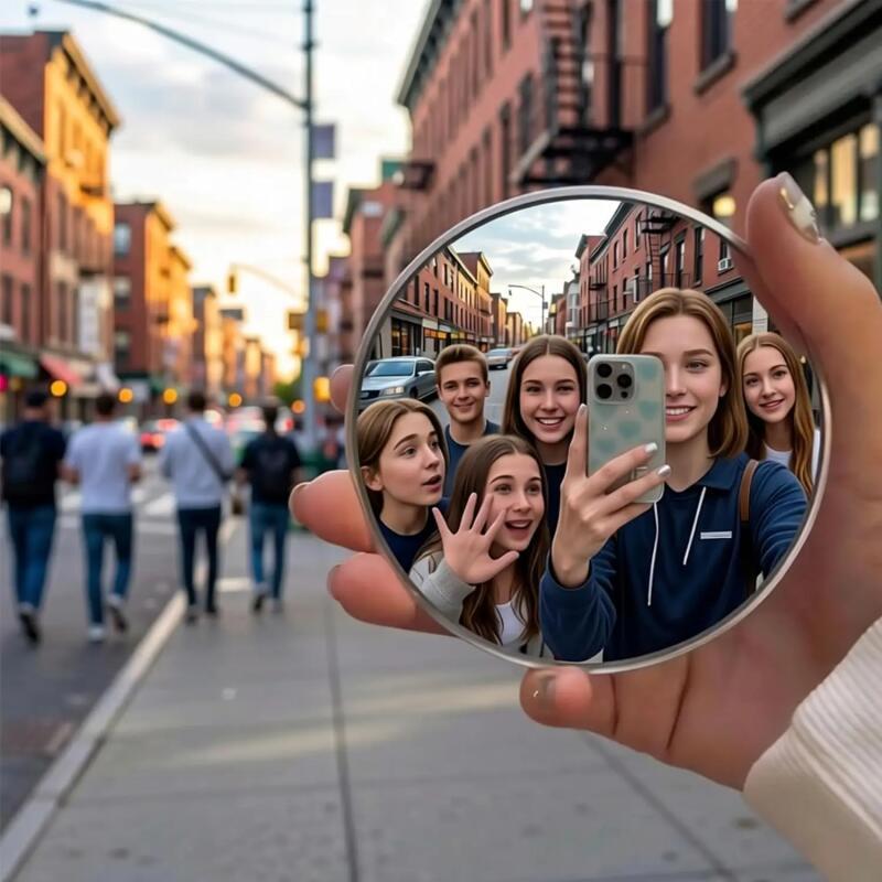 Travel Vlog Accessories - Handheld Selfie Mirror Portable Solo Trip