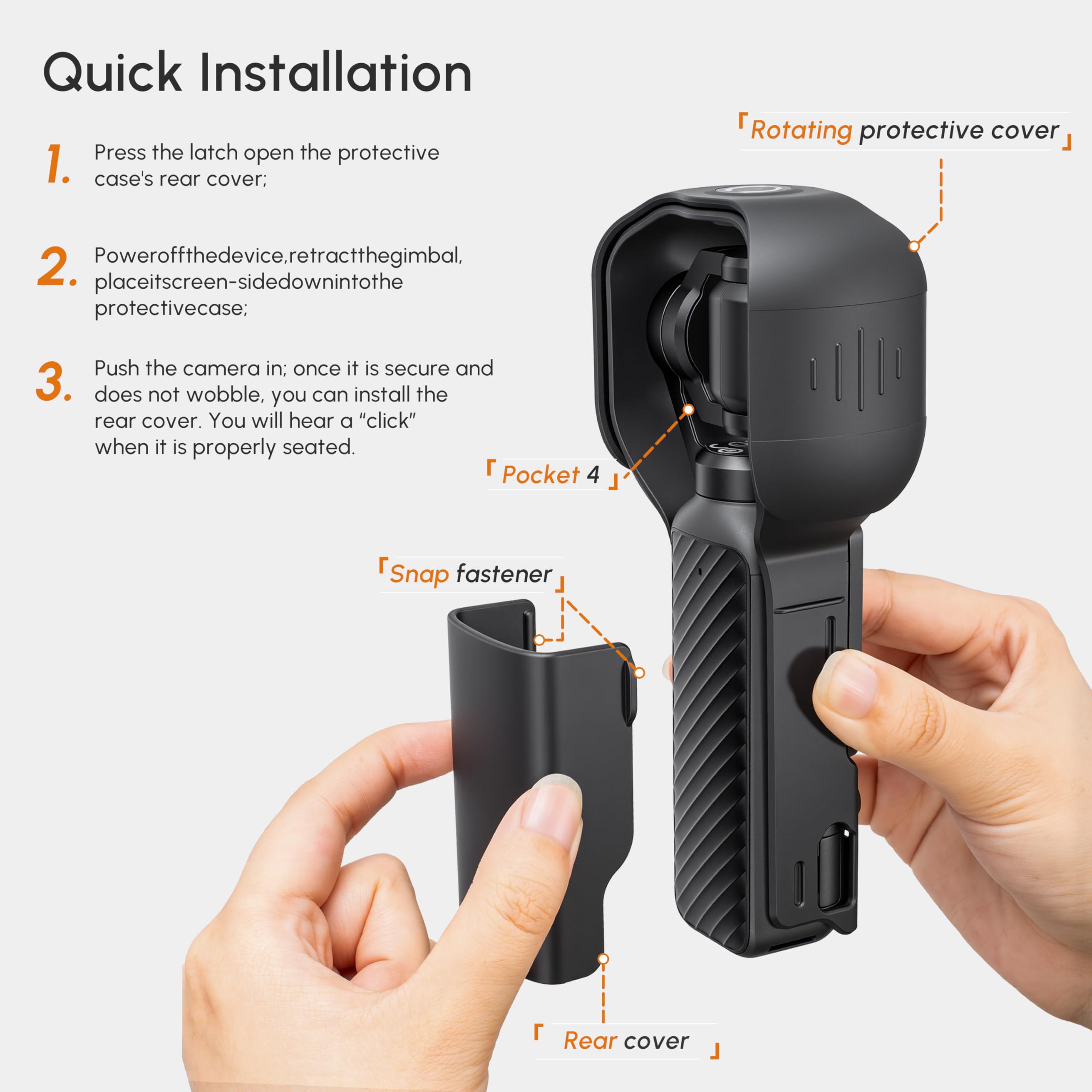 Protective Cover Case for DJI  - đánh giá và giá Travel Vlog Accessories