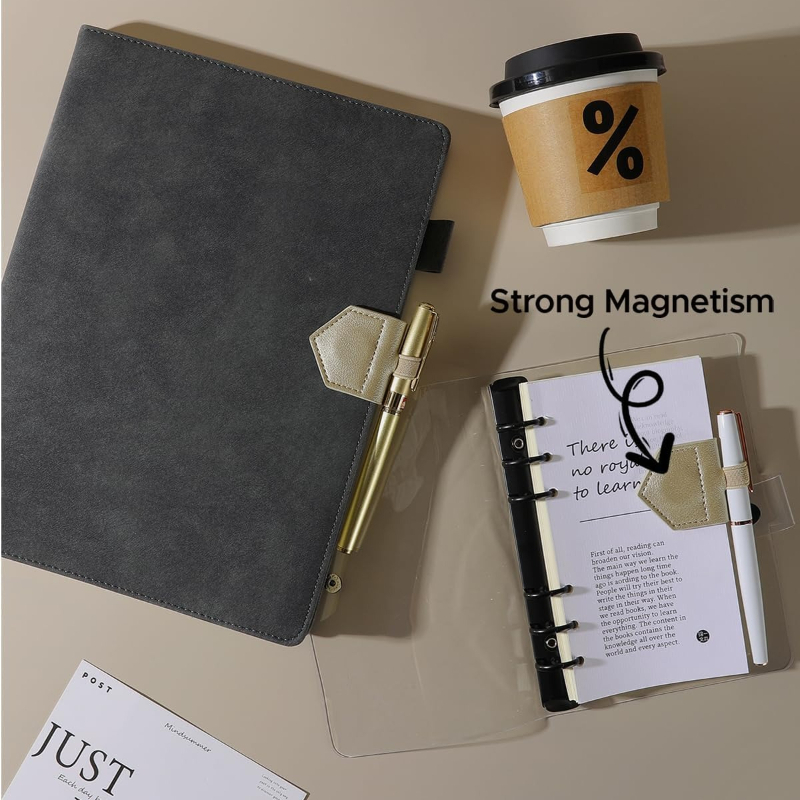 1pc Magnetic PU Leather Bookma - đánh giá và giá Travel Notebook Journal