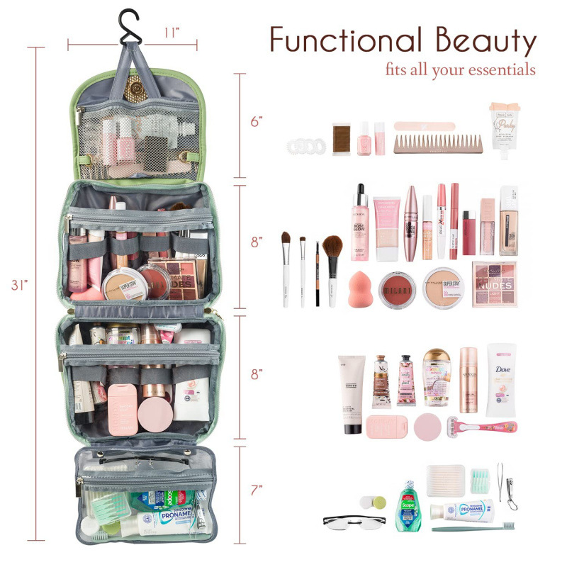 Waterproof Toiletry Bag Hangin - đánh giá và giá Travel Accessories Organiser
