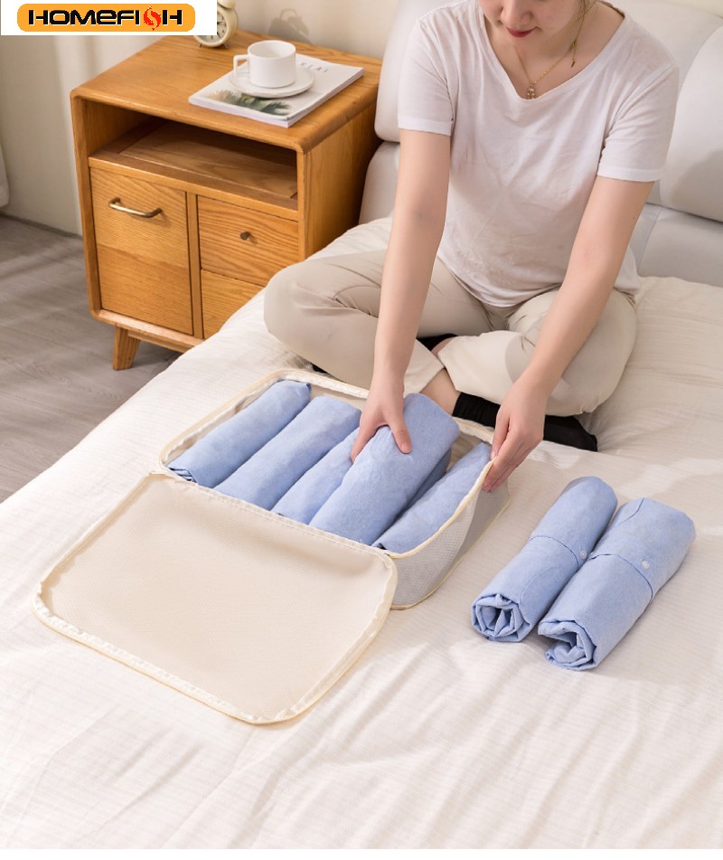 HOMEFISH 3Pcs/Set Travel Compr - đánh giá và giá Travel Accessories Organiser