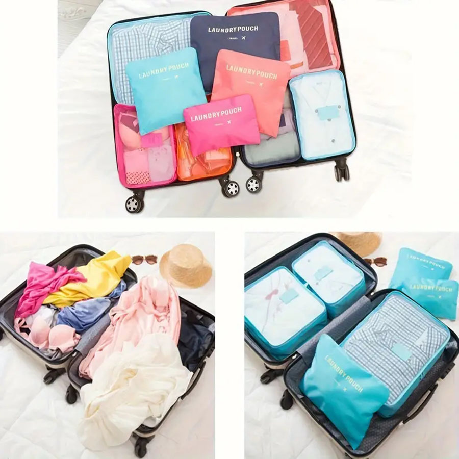 6pcs Travel Organizer Storage  - đánh giá và giá Travel Accessories Organiser