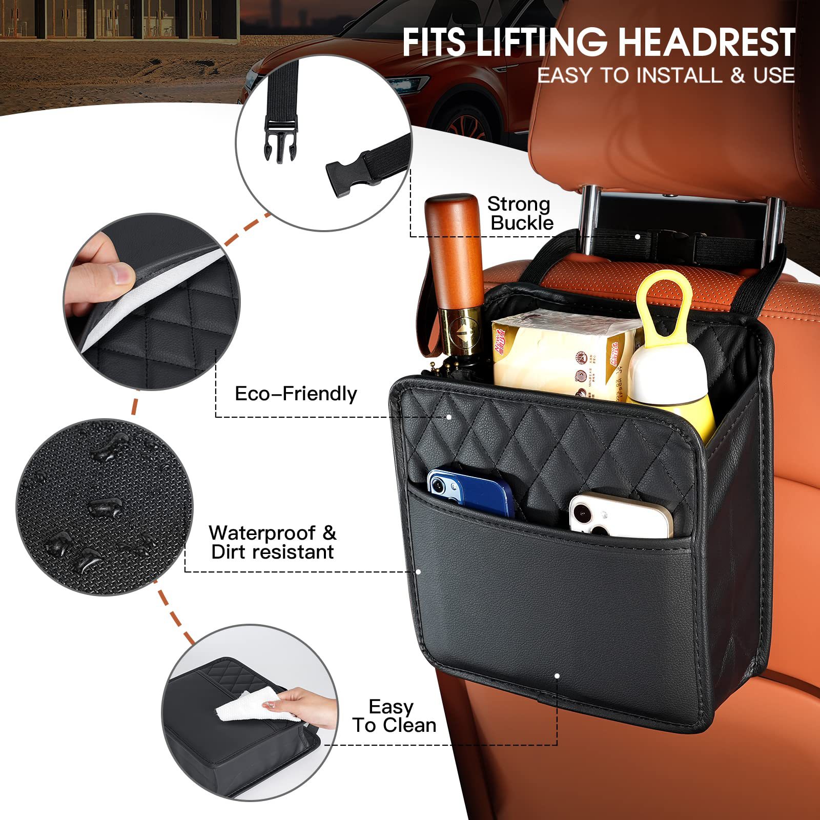 Hanging Storage Pocket Automot - đánh giá và giá Travel Accessories Essentials