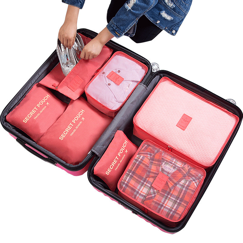 7/6pcs Travel Storage Bag Larg - đánh giá và giá Travel Accessories Organiser