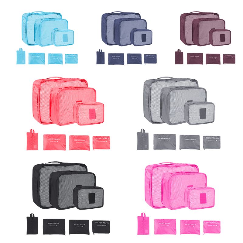 7/6pcs Travel Storage Bag Larg - đánh giá và giá Travel Accessories Organiser