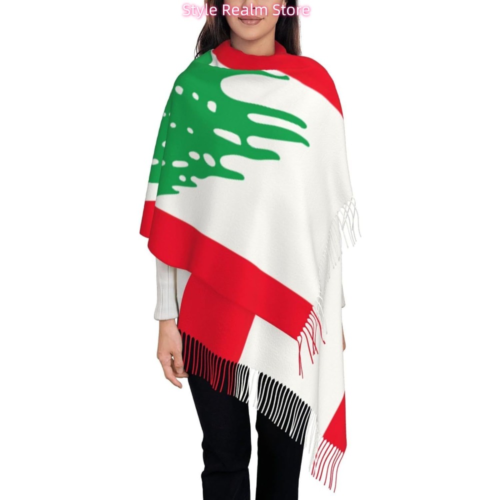 Flag Of Lebanon Print Polyeste - đánh giá và giá Travel Accessories Lebanon