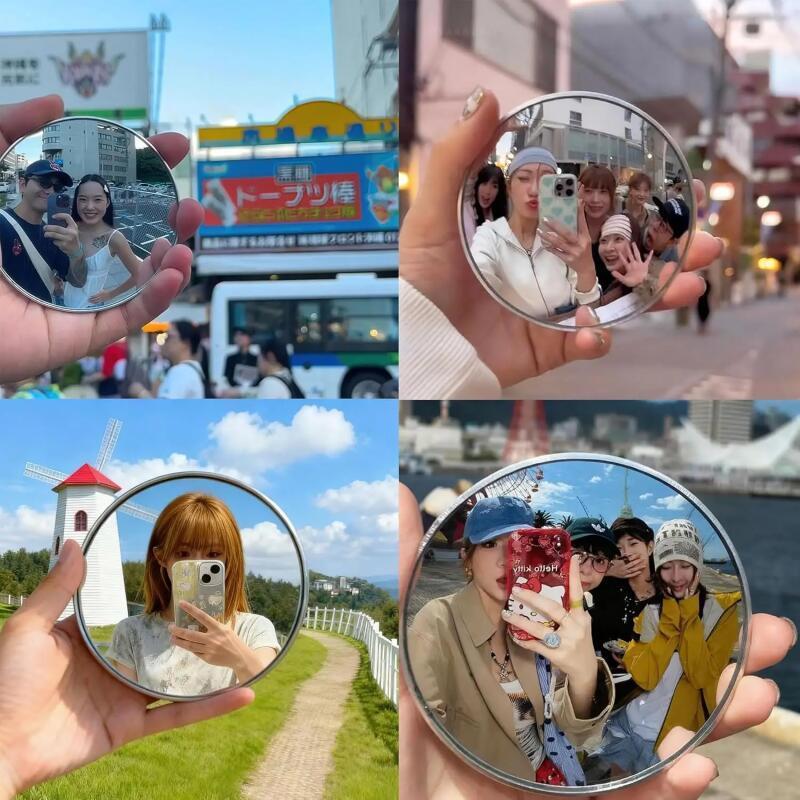 Handheld Selfie Mirror Portabl - đánh giá và giá Travel Vlog Accessories