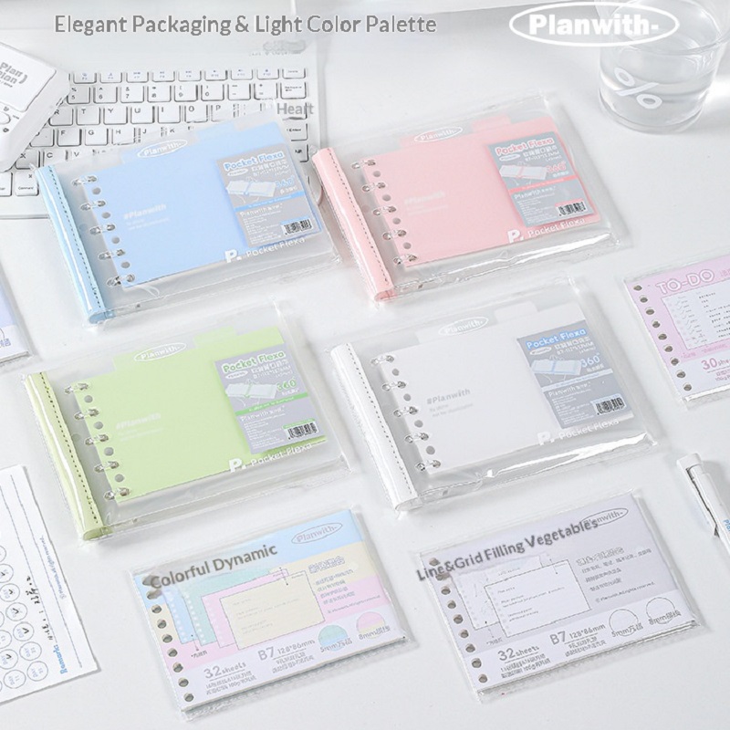 Planwith Mini B7 Loose Leaf No - đánh giá và giá Travel Notebook Journal