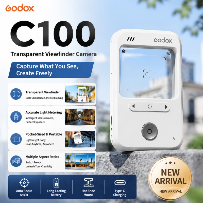 Godox C100 Retro CCD Digital C - đánh giá và giá Travel Vlog Accessories