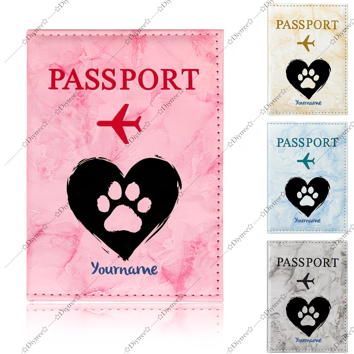 Custom Heart And Paw Print Pet - đánh giá và giá Travel Accessories Essentials