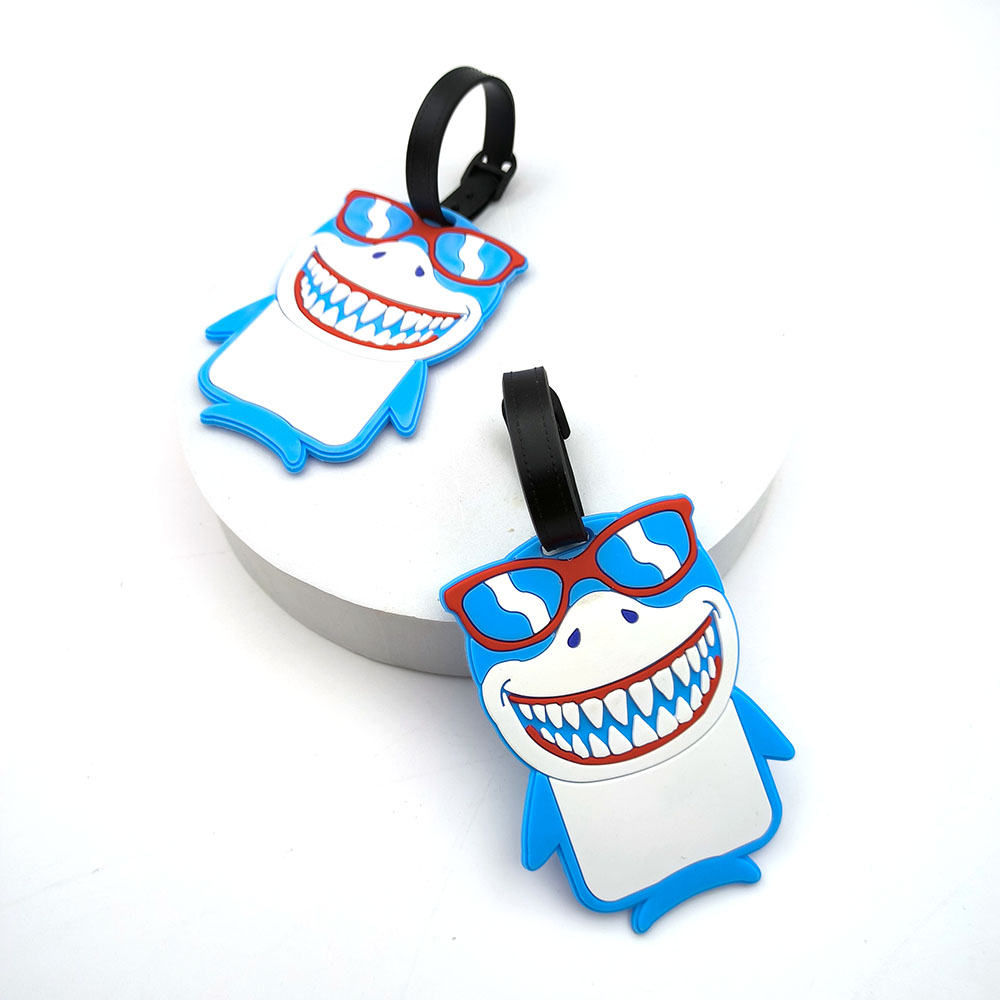 1PCS Cute Shark Luggage Tag Bo - đánh giá và giá Travel Accessories Essentials