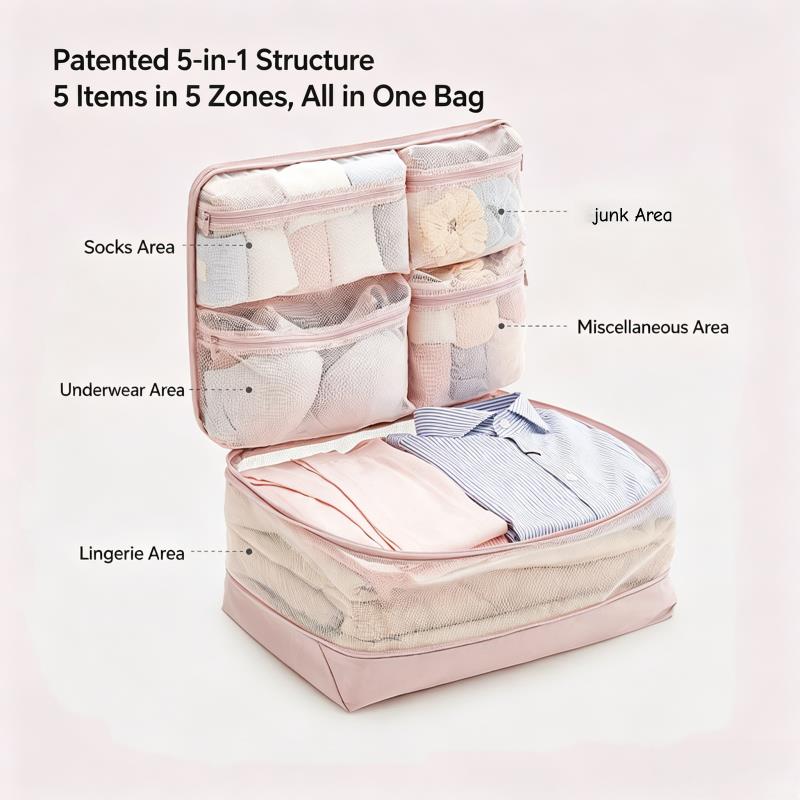 Compression Packing Cubes 5-in - đánh giá và giá Travel Accessories Organiser
